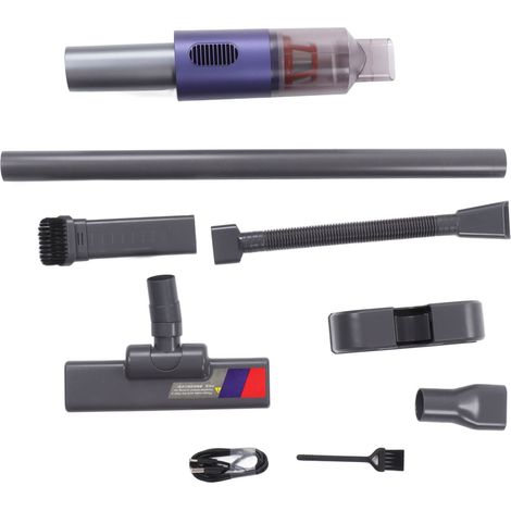 Aspirateur balai sans fil portable amovible 40min d'autonomie grande aspiration pour maison voiture collecteur de poussière (1/5)