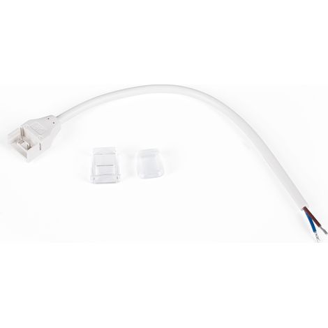 Connettore di inizio + Tappo di chiusura per striscia LED - 10mm (1/4)