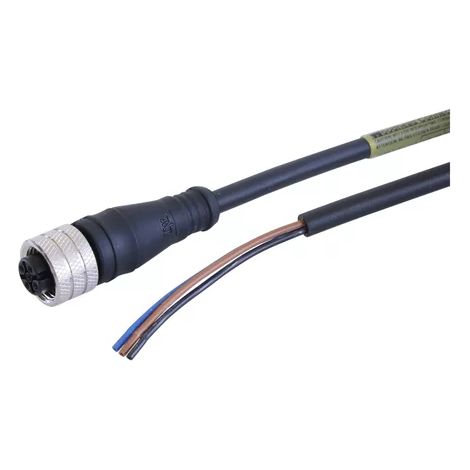 Molex 1200060004 - Cable Brad M12 a cable libre de 3 polos - 2 metros
