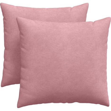 Maison Exclusive - Cuscini da Divano 2 pcs Rosa 45 x 45 cm Tessuto in Cords
