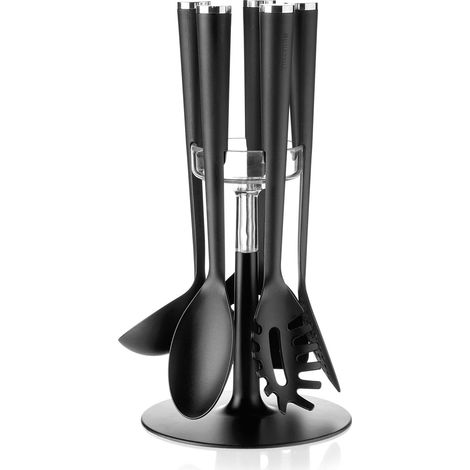 Set di 5 mestoli antiaderenti con base (1/5)