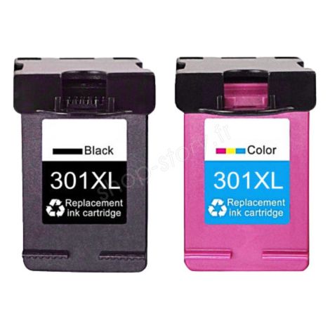 Pack de Cartouches 301 XL Compatibles pour Imprimante HP 301 XL