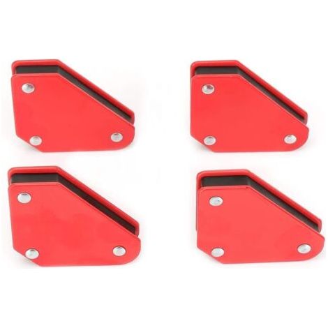 Support magnétique de soudage Positionneur de soudage triangulaire Outil à angle fixe magnétique 4pcs 5LB Localisateur de soudure d'angle Aimant magnétique Flèches d'angle pour soudeur Outil de suppor