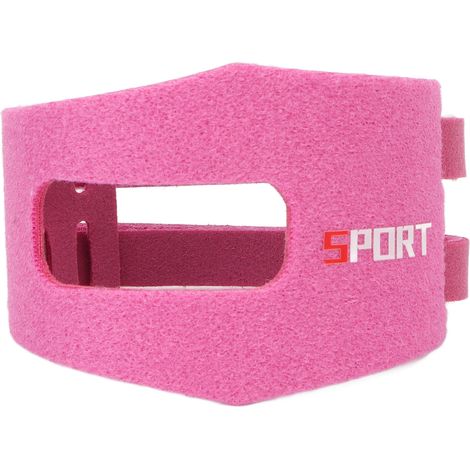 Attelle de poignet ajustable et respirante pour sport, soutien en cas de lésion TFCC, yoga, couleur rose pour main gauche. (1/5)