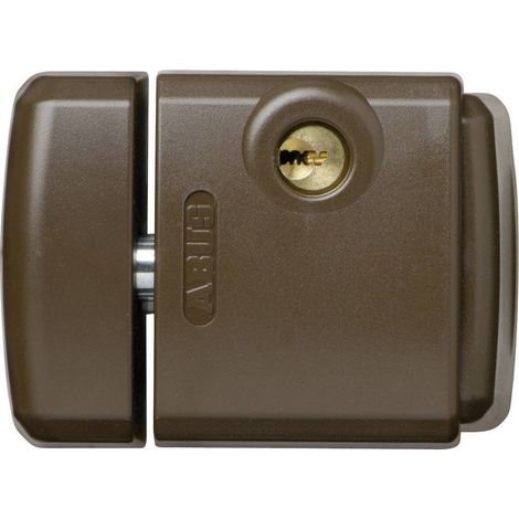 Serrure de Fenêtre Supplémentaire FTS3003 - Serrure pour Fenêtres Ouvrant vers L'Intérieur, à Verrouillage Différent - Niveau de Sécurité 5 - 28410 - Marron (1/2)