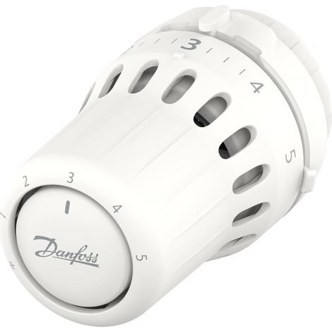 Thermostatic radiator valve with integrated sensor, adjustable from 7-28°C, Danfoss RA Click (1/2)