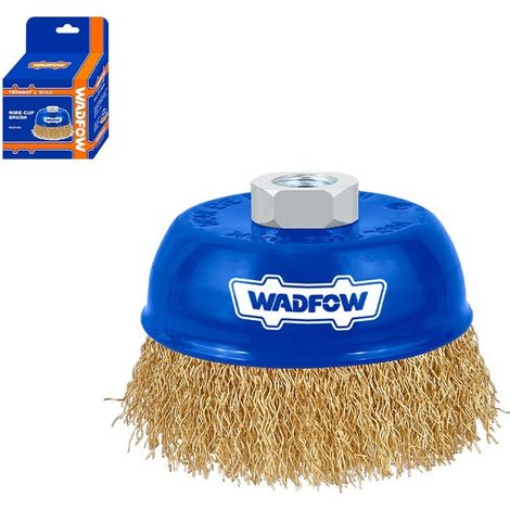 Spazzola a tazza con dado 75mm Wadfow (1/3)