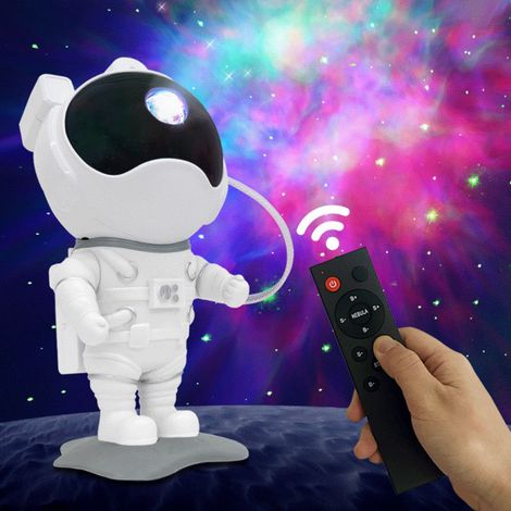 Projecteur de ciel étoilé d'astronaute avec veilleuse. (1/3)