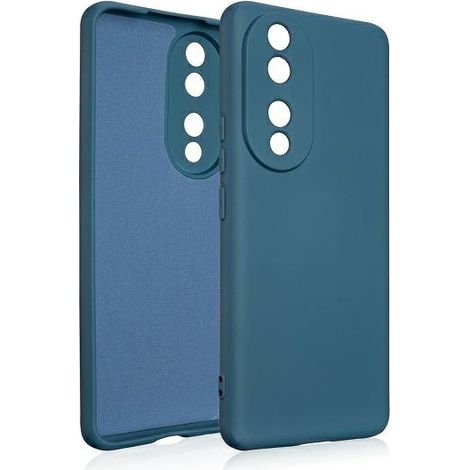 Funda de silicona azul para Honor 90 Beline (1/3)