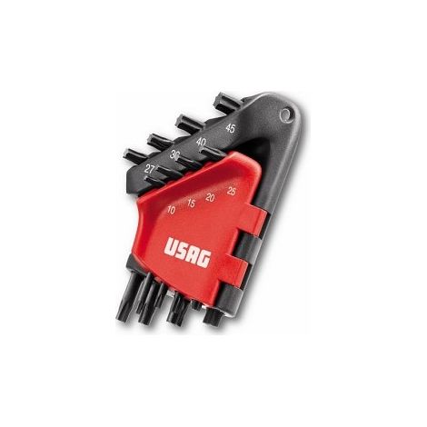 USAG 280 TX/S8C SERIE SET KIT DI 8 CHIAVI MASCHIO TX TORX® U02800576 PROFESSION (1/4)