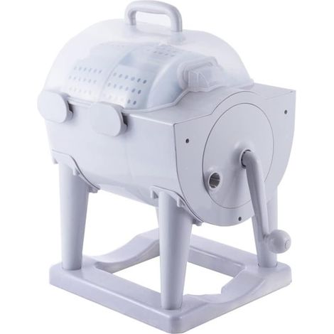 MiniMachine à laver portable, lave-linge écologique non électrique à manivelle, Machine à laver à déshydratation manuelle compacte, Machine à laver de camping Adapté aux appartements hôtels (1/5)