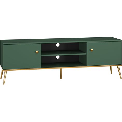 Mobile TV 2 ante Thalia verde 160cm