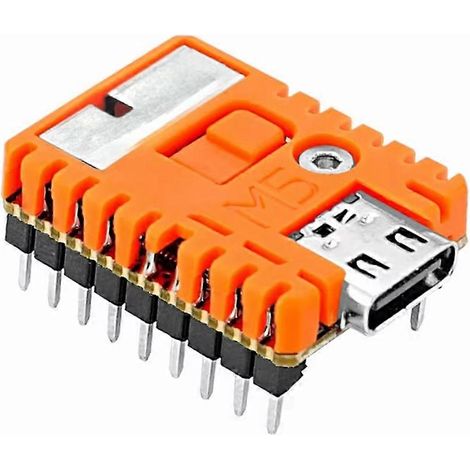 Módulo integrado StampS3A de alta integración con Wi-Fi de 2,4 GHz y conector de 2,54 pines, compatible con el chip de control principal ESP32-S3FN8. (1/5)