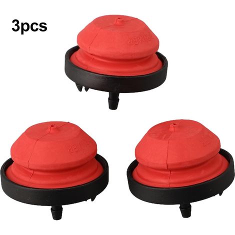 Lot de 3 ampoules 570682 570682A pour souffleuse à neige Tecumseh Snow King HMSK100 HMSK105 HMSK110 AV520 Fraise à neige Tondeuse à gazon Outil de jardinage Pièce de rechange Accessoires Noir Rouge (1/5)