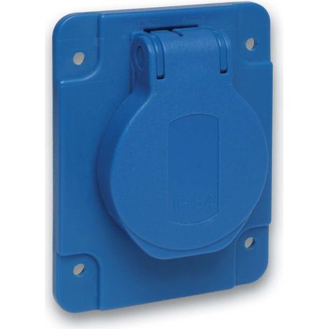 Schneider Electric – Prise Schuko 2P+T PKS61B – Indice de protection IP54 – Courant 16A – Installation facile pour environnements humides et secs - C894621 (1/5)