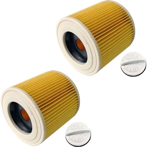 Lot de 2 filtres pour aspirateur, accessoires de remplacement pour système de filtration (1/3)