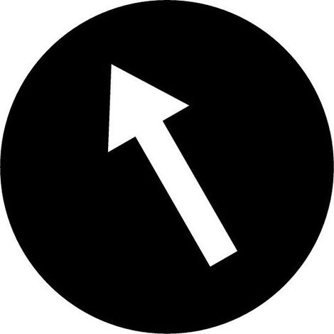 Étiquette bouton ' coup de poing ' noir symbole flèche EATON M22-XDP-S-X8
