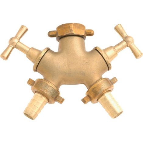 GEKA Vanne à deux voies MS écrou-raccord G3/4",2 x 13 mm TüSB (1/2)