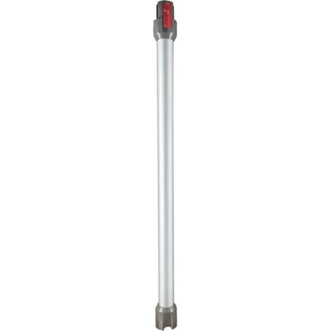 Tubo telescópico para Dyson, tubo de extensión rígido compatible con Dyson V7, V8, V10, V11 y V15, tubo de succión de conexión rápida para aspiradora Dyson con dos cepillos 2 en 1, plateado (1/4)