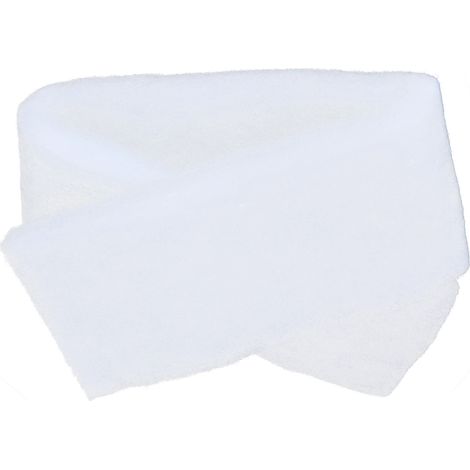 Tampon de Filtre Aquarium [Épaisseur Haute Densité] + Blanc + Coton Biochimique