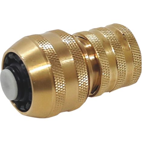 Conector rápido metal Aqua-Stop - 19 mm
