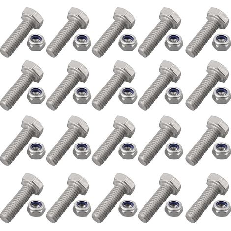 Goupilles de cisaillement - Lot de 20 - Métal robuste - Sécurité tarière - Souffleuse à neige - Compatibilité HS1132 HS724 (1/5)