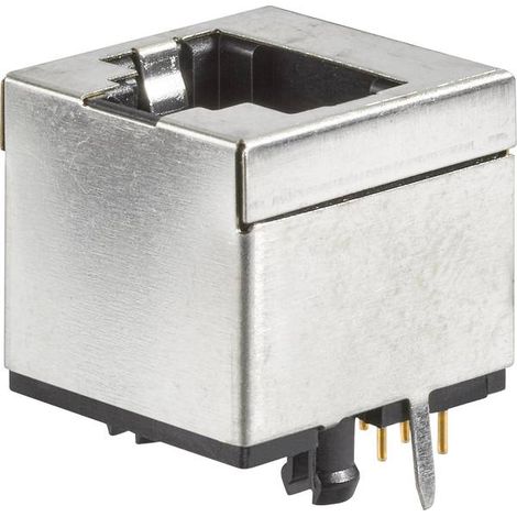 Presa da incasso RJ45 Presa verticale Poli: 8P8C Modular jacks Metallo FCI 91139-088LF 1 pz.