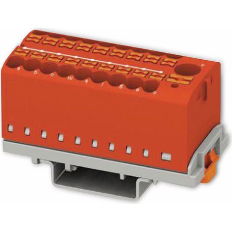 PHOENIX CONTACT Verteilerblock, 3273114, PTFIX 6/18X2,5-NS35 RD