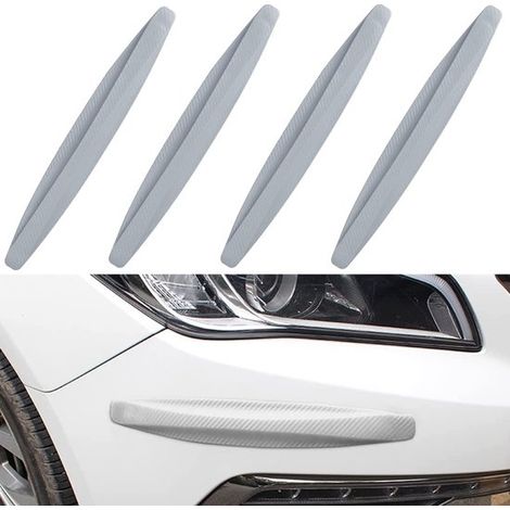 Allecto - Protezione paraurti - Striscia protettiva per auto - Protezione efficace - Grigio - Antigraffio - Applicabile universalmente - Adatto a vari tipi di... (1/5)
