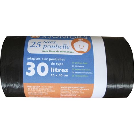 Sacchetto per rifiuti tradizionale con fili 30 25 Ep 21 µm