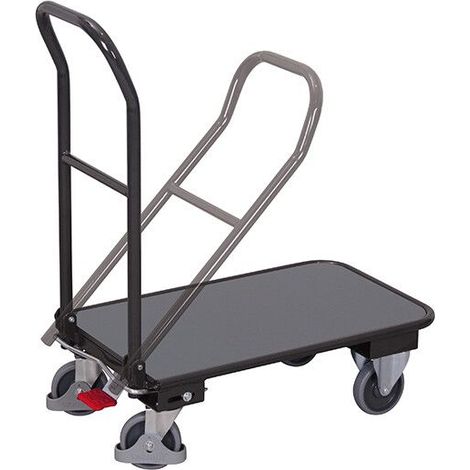 VARIOfit Klappbügelwagen 720x450mm mit 250kg Tragkraft Anthrazitgrau RAL 7016