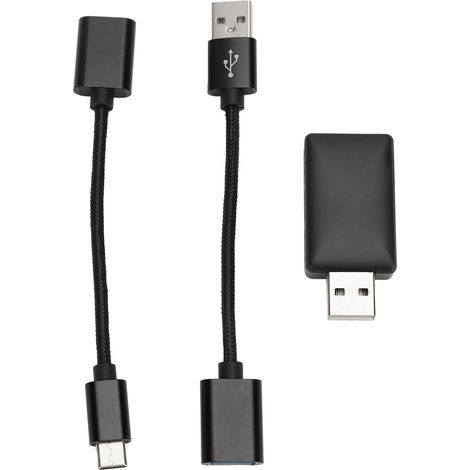 Adaptateur sans fil Carplay avec câble USB C A, Transmission de données rapide, Dongle Wifi 6 double bande. (1/5)