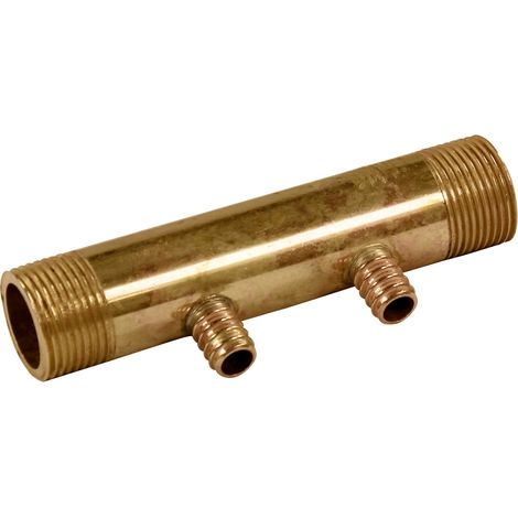 Collecteur 3/4" (20/27) Mâle - 2 départs pour tube PER Ø12 - entraxe 40mm