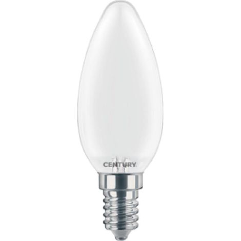 Lampadina led candela Century satinata 6 w (60 w) e14 4.000k (1/2)