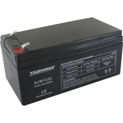 Batterie tondeuse 12V – 3.2Ah AGM étanche – Longueur 134mm – Pour tondeuses Lawn Boy et Toro – Tashima