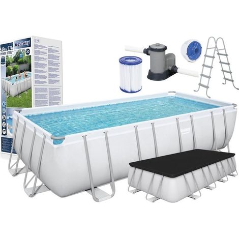 PISCINA RIGIDA RETTANGOLARE 549X274X122HCM TRASIMENO BESTWAY 56465 (1/5)