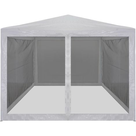 Tente de réception - Tonnelle de jardin - Barnum avec 4 parois en maille 4 x 3 m fr11113 - Maison La Vie (1/5)