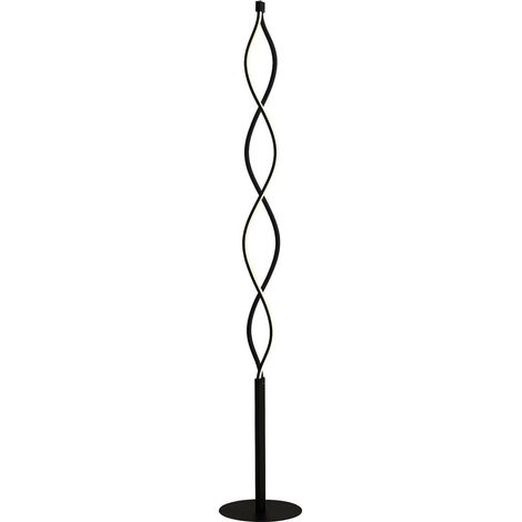 [GEBRAUCHT] B-Ware Lindby Welina Led Stehleuchte Standlampe Stehlampe Standleuchte Gedreht Schwarz