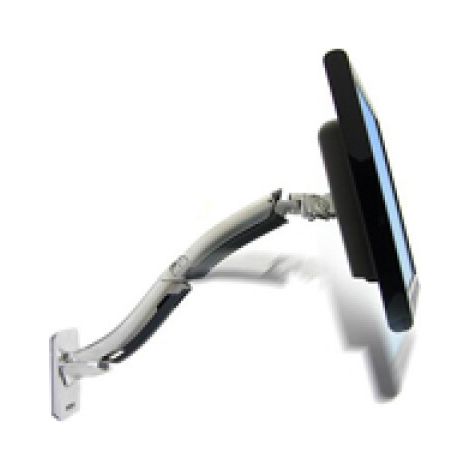 Ergotron MX Wandmontagearm aus poliertem Aluminium
