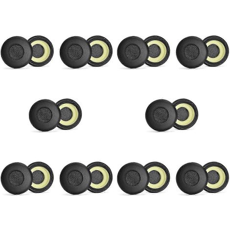 10 paires de coussinets d'oreille en mousse de rechange pour casque Jabra Evolve 20, 20Se, 30, 30II, 40, 65 et 65+ (1/5)