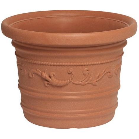 VASO IN PLASTICA FESTONATO D 60XH44 CM PRESTIGE