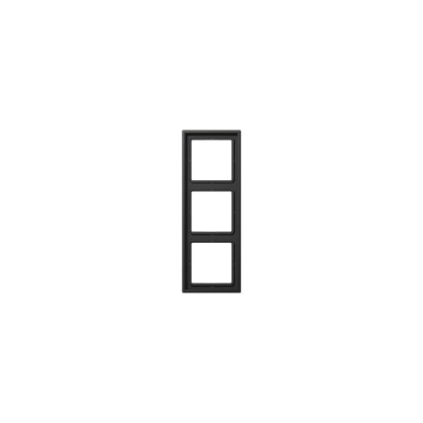 JUNG AL 2983 AN Cornice tripla in alluminio antracite 81x223 mm
