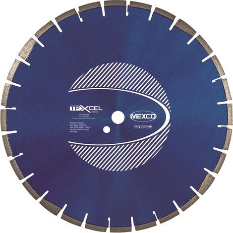 MEXCO XCEL Tri-Purpose Diamond Blade 400mm for Cutting (1/2)