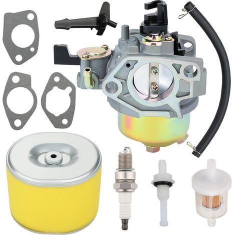 Vergaser-Kit Kompatibel mit GX390, GX340, GX360 11HP 13HP – WT40XK1, WT40XK2 – Rasenmäher, Generator – Ersetzt 16100-ZF6-V01 (1/5)
