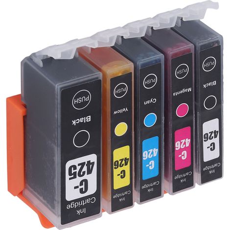 Mehrfarbige Ersatztintenpatrone, ABS-Gehäuse, Druckerzubehör für PIXMA, 5 Farben (BK BK CMY) (1/5)