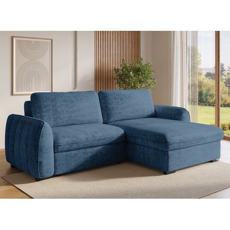 Canape dangle convertible et reversible avec coffre en velours (1/5)