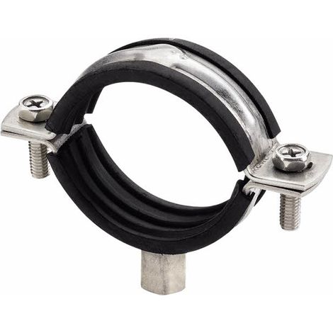 25 colliers isophonique renforcés M8-M10. Inox A2, D. 106 - 112 mm - ABRIA2110 - Index (1/3)