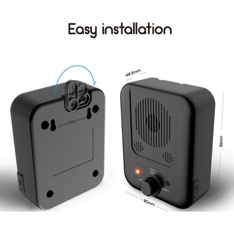 Pet Supplies Répulseur à ultrasons pour chiens - Modèle rechargeable, 12CM6.5CM9CM, 15KHZ-30KHZ, 1pc (1/4)