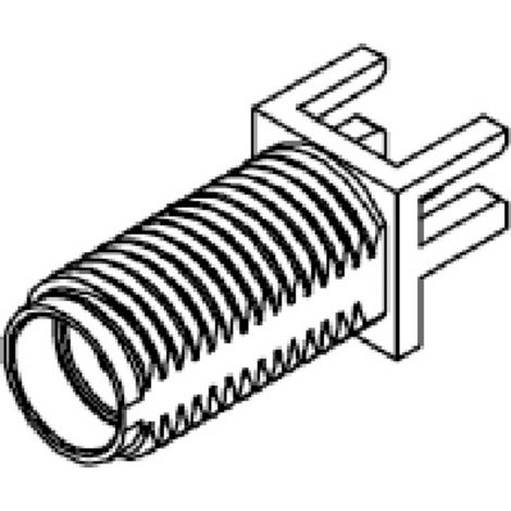 Molex 732512123 Connecteur SMA Femelle 50 Ω 1 pc(s) Bag (1/2)