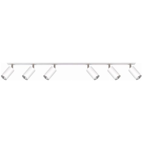 Plafonnier barre Kaja Kayla K-4557 blanc 6xGU10 120cm
